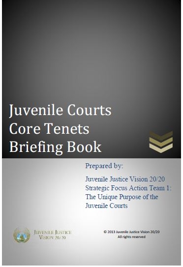 Juvenile Courts Core Tenets Briefing Book